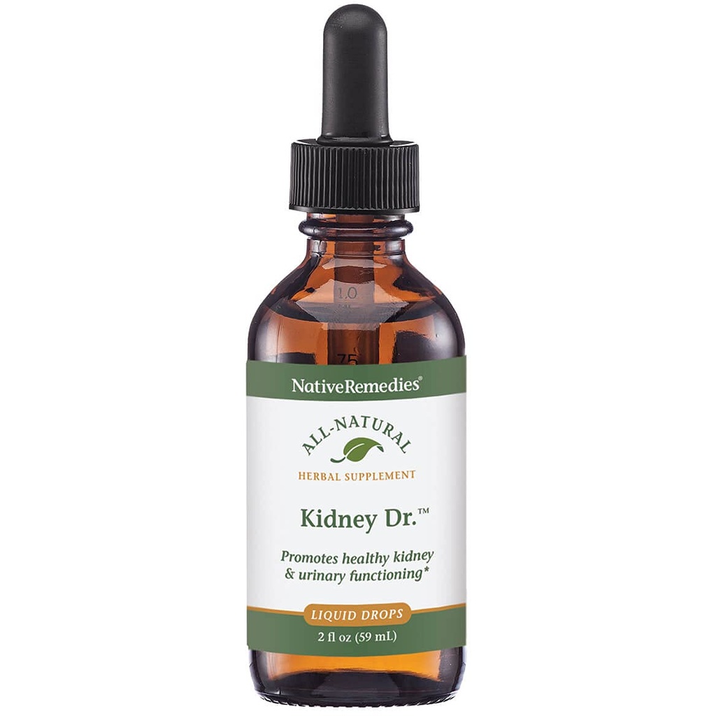 Remedii native Rinichi Dr. - Toate Suplimentul Natural Herbal pentru Rinichi și Sănătatea Sistemului urinar - 59 ml