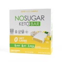 Nu Sugar Keto Bar Snacks - Lemon Meringue Aroma - Carb scăzut fără zahăr Keto Snack Food Bar cu Keto Macros prietenos, 0g Net carbohidrat, 7g Proteina pe bază de plante, 8g grăsime sănătoasă, zahăr gratuit (0g) - 12 Baruri