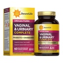 Reînnoirea vieţii Femeilor Wellness Vaginal şi urinar Probiotic şi Cranberry Supliment, Probiotic Supliment pentru pH Balanţa pentru femei, Digestive Health, Dairy, Soy şi Gluten-Free, 3.5 miliarde CFU 60 Ct