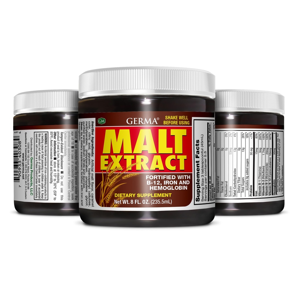 Extract de Germa Malt cu vitamine întărite cu B-12