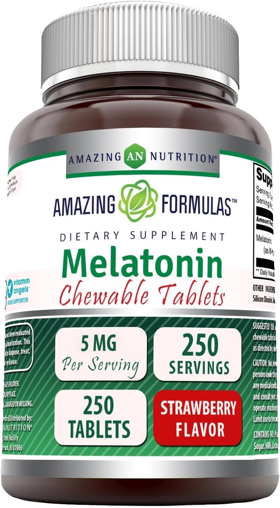 Formulare uimitoare Melatonina supliment masticabil 