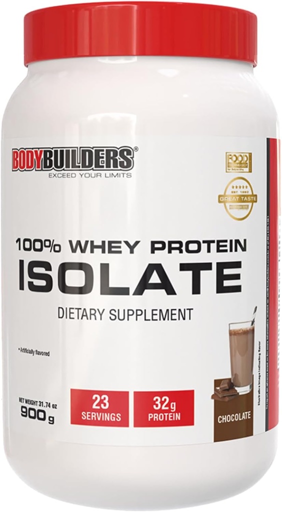 100% Whey Proteine Izolate Ciocolată (1,98 lbs)