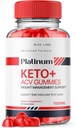 rize laboratoare Platinum Keto AVC Gumies pentru pierderea in greutate avansata, Suplimentul pentru Gomita Putere Maxima (60 Gummies)
