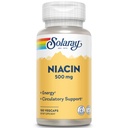 SOLARAY Niacin 500 mg, vitamina B3 