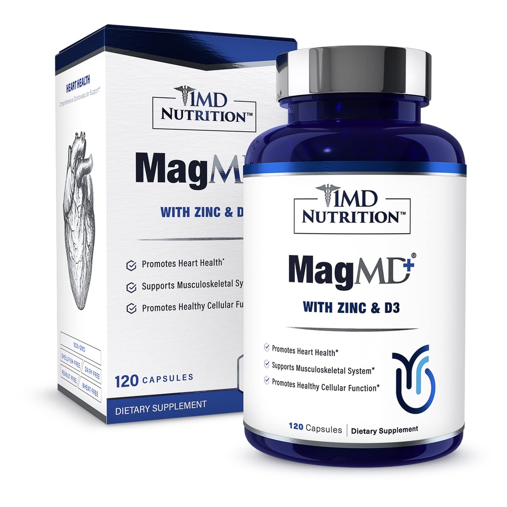 1MD Nutriţie MagMD Plus - Magneziu cu zinc & D3 