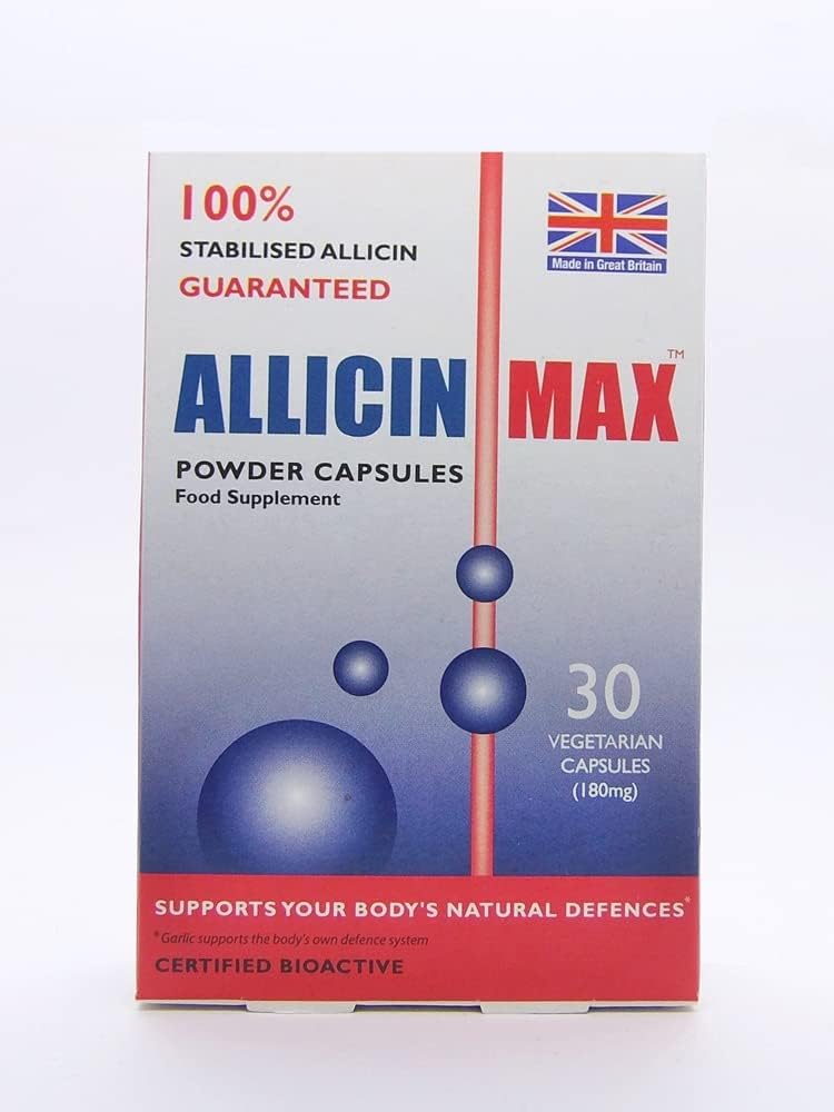 Allicin Max 30 Veg Caps (Pachet de capsule 2-60)