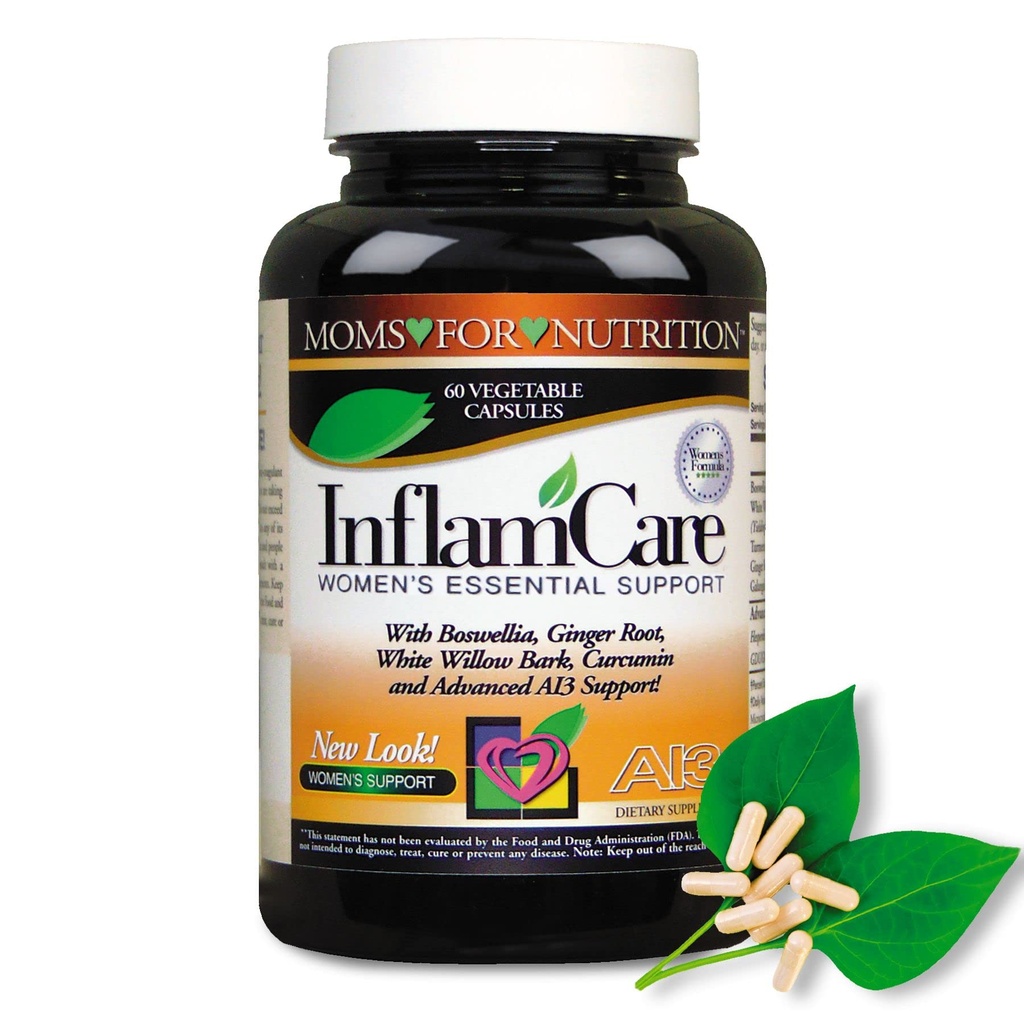 InflamCare 3000MG Sinergia esenţială a femeilor de către mame pentru nutriţie - - Gluten gratuit - 60 Conte