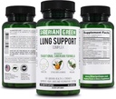 Siberian Green Lung Support Complex 60 Capsule - supliment de Formula tradițională bogat în Querbetin, Citrus Bioflavonoids, Pine Bark