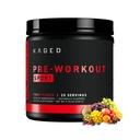 Kaged Sport Pre Workout Pulbere pentru bărbați și femei, Punch de fructe, Sport Certified, 188mg Cafeina, Suplimentul oxid de azot, Beta Alanina pentru energie, Haltere, Cardio Rezistență & Putere, 20 Serviri
