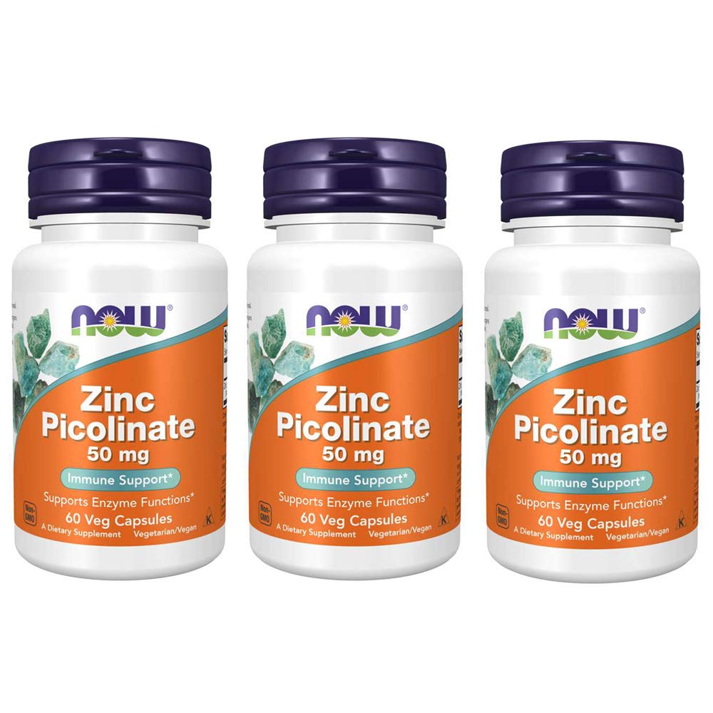 ACUM Picolinat de zinc 50mg, 60 capsule (pachet de 3)