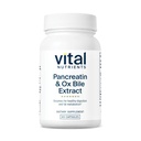 Nutrients Vital Pancreatin & Ox Bile Extract 500mg 