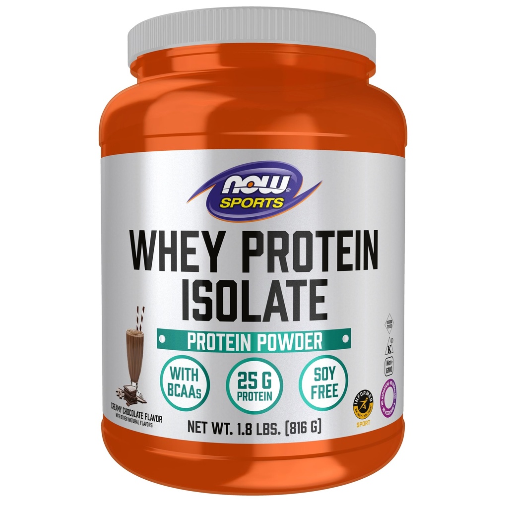 ACUM Alimente Sport Nutritie, Izolat de proteine Whey, 25 g Cu BCAAs, Cremy Ciocolata pulbere, 1,8-Pound