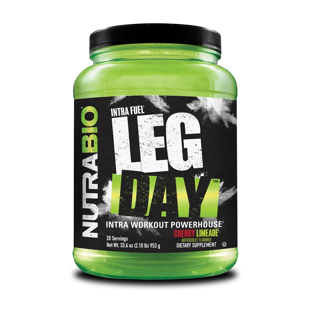 NutraBio Leg Ziua Intra Pudră de antrenament 