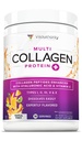 Multi Colagen Peptides pulbere pentru femei - Hidrolizat Colagen pulbere pentru femei cu tipurile I II III V & X Vitamina C & Acid hialuronic pentru piele de par si unghii (Punch Tropical) - 30 Serviri