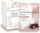 tryALL Pe bază de plante Pea Proteine pulbere Izolat (22 g de proteine) Sachete de călătorie (Cocoa Lapte, 10 cutii)