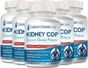 KIDNEY C.O.P. Protector Oxalate de calciu 120 Capsule, Suport renal pentru cristale de calciu Oxalate, ajută la oprirea apariției de pietre, mai puternic decât Chanca Piedra Stone Breaker Suplimente, 6 Pack