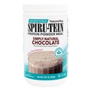 Naturi Plus Pur și simplu naturale SPIRU-TEIN Shake - Ciocolata neîndulcită - 0.82 lb Proteine pulbere-Inlocuirea mesei - Energie naturală - Suportă stilul de viață diabetic - Vegetarian, 16 Serviri