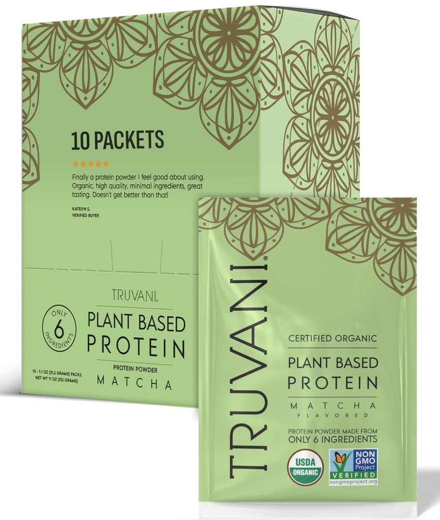 Truvani Vegan Pea Powder Proteina Pudră de Păsări 