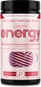 Perk Energy Original alb ciocolată Peppermint covrig băutură Mix (20 serviri) - Gluten gratuit, soia gratuit, arahide gratuit