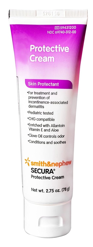 Smith & Nephew Skin Protector Secura 2.75 oz. Tube Cream (#59431200, Vândut Per Piece)