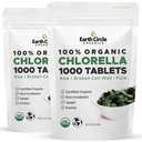 Organic Chlorella Tablets 1000 Count 