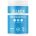 NBI Unflavored, Colagen Peptides Powder, Paleo- şi Keto Friendly, Tip I şi III Hidrolyzed Colagen, Amino Acids Supliment, Dairy Free, Soy Free, Gluten Free