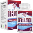 2-Month: Vein & Leg Circulation Supplement (All-in-1) Health Support with 8 Active Ingrediente 
