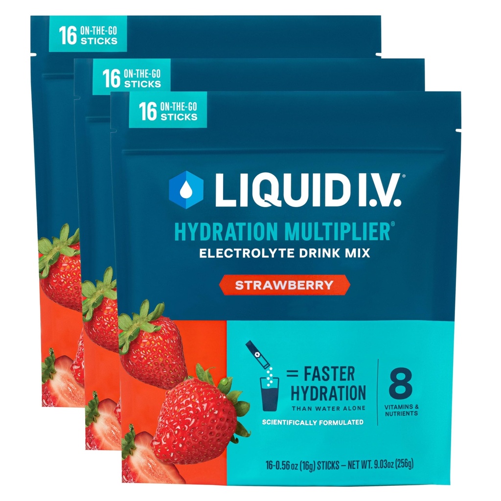 Multiplicator de hidratare I.V.® lichid - Căpșuni 