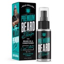 Wild Willies Premium Beard Oil & Balsam natural, Ingrediente organice Promoveaza cresterea rapida a barbei, indeparteaza mancarimea si matreata - Tratamentul de inmuiat in deep softner restaureaza umezeala - 2 Oz, Cool Mint Scent