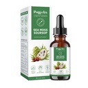 PUFFIAIR Soursop (Graviola) & Sea Moss Liquid Drop for Cell Support & Regeneration, Immune Boost, Relax, Ficat și Somn, Extract de plante, Zahăr/Gluten Free, Aromă naturală, 2 Fl Oz/60ml