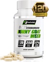 herbolab Horny Goat Buruieni Extract, Standardizat la 10% Icariin, 250mg x 120 capsule (AKA Epimedium Extract, Barrenwort, Episcopul Pălărie, Zână Aripi, Yin Yang Huo)