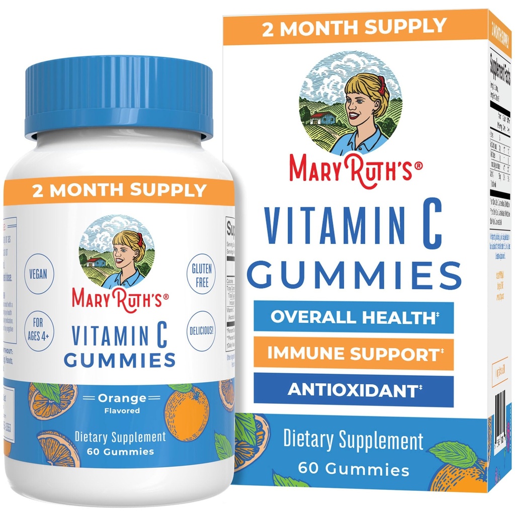 MaryRuth Organics Vegan Vitamina C Gumiile 
