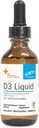 XYMOGEN D3 lichid - vitamina D lichid picături cu vitamina D3 pentru a sprijini sănătatea imună, Bone + Heart Health - 1000 UI VIT D pe picătură - Micro-emulsionate pentru absorbție îmbunătățită (2,03 oz / 1500 Serviri)