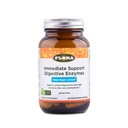 Flora - suport imediat Enzime digestive - Suportă Lactoză Digestia, Blooting, Arsuri la stomac și gaz - Conține 7 enzime - Gluten-free - 60 Capsule vegetariene
