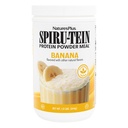 Naturas Plus SPIRU-TEIN, Banana - 1,2 lbs - Agitaţie de proteine pe bază de plante - non-GMO, vegetarian, gluten gratuit - 16 Serviri