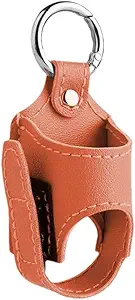 2pcs Portable Astm Inhaler Holder, UWightweight din piele Protective Travel Handy Astm Inhalator caz pentru adulți și copii,Holder numai (Orange)
