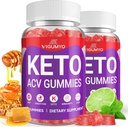 Keto ACV Gummies 1500MG Keto Apple Cidru Oţet Formulat cu rodie Beet Juice Powder B12 Vegan Non OMG 120 Gume