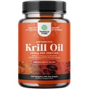 Antarctica Krill Oil 500mg Softgels - Omega 3 Krill Suplimentul de ulei cu EPA DHA & Astaxanthin pentru creier comun și inimă - 3rd Party Lab testat fără OMG-uri gluten sau gust de pește (până la 8 luni de aprovizionare)