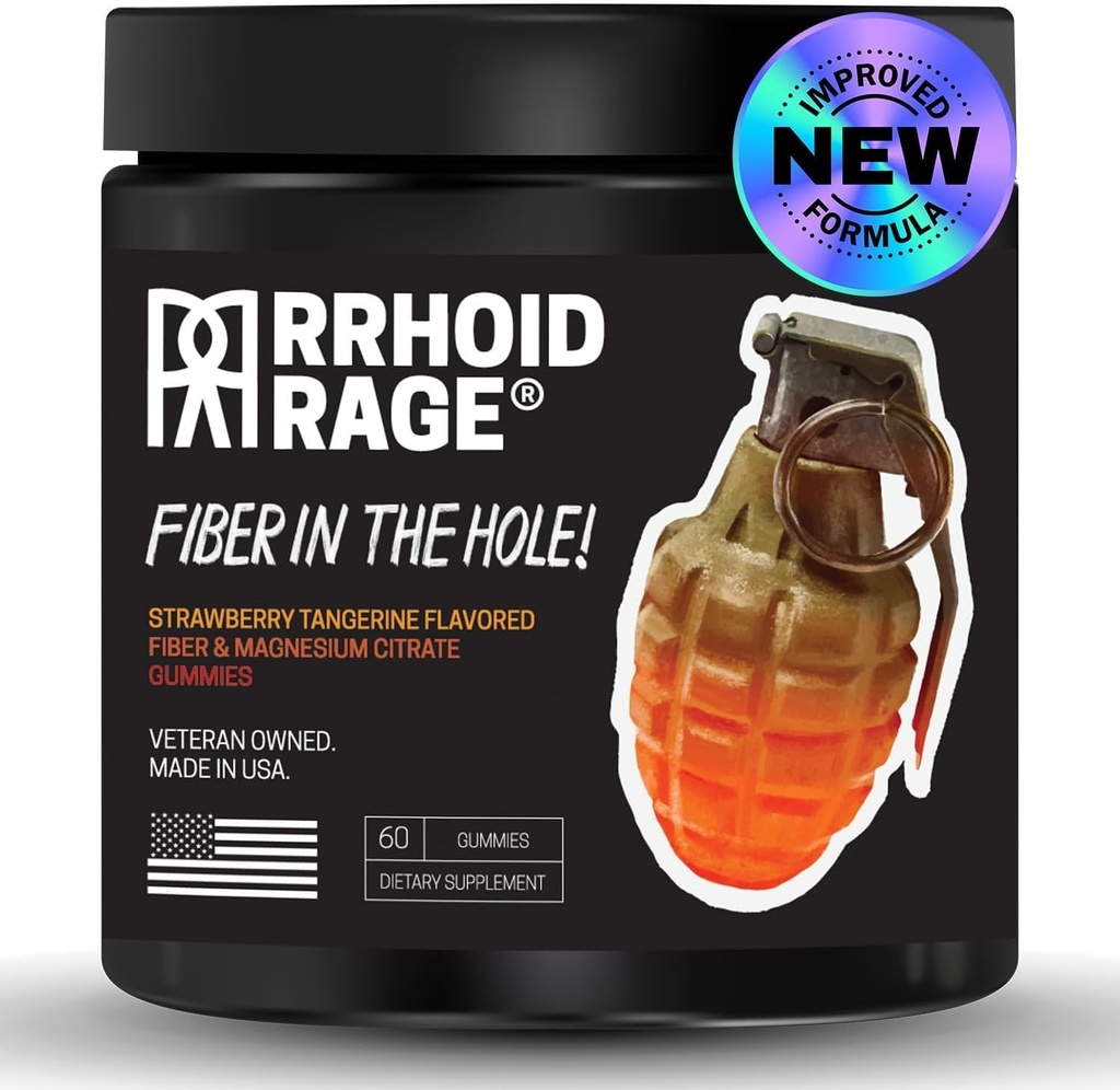 Gumiile de fibre şi magneziu, fabricate în SUA, sprijină sănătatea digestivă, elimină constipaţia, ajută la prevenirea hemoroizilor, are fibre solubile şi solubile, 60 ct (1)