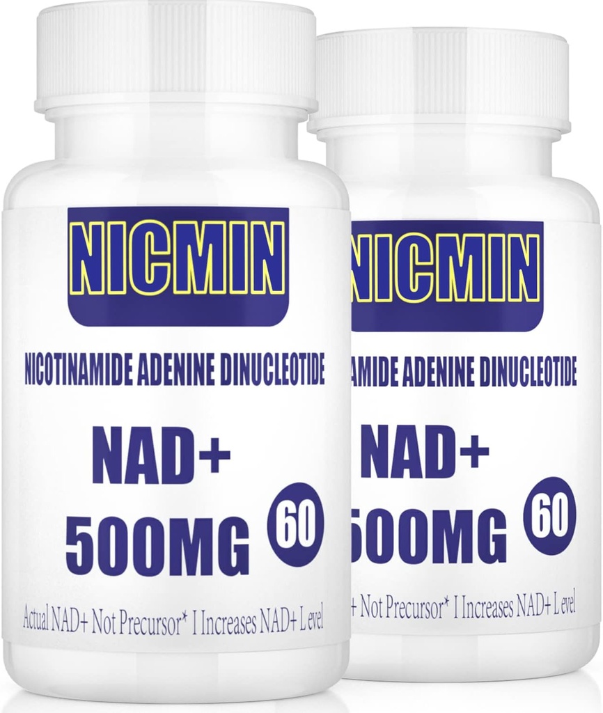 800MG Liposomal NAD+ cu TMG 300MG, actual NAD+ Supliment, Superioara de absorbtie Boost NAD Plus pentru energie celulara, imbatranire sanatoasa si reparatii musculare 120 capsule (Pachet de 2)