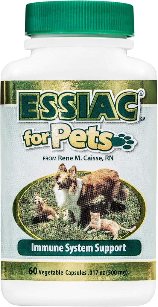 Essiac International Herbal Supplement for Pets, 60 Capsule