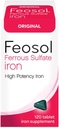 Feosol Original feros sulfate fier Supliment , 120 CT (Pachet de 3)
