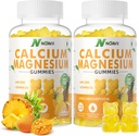 Gume de zinc de calciu Magneziu cu vitamina D3, supliment Ashwagandha - absorbţie crescută potenţială - Ananas Flavor-180 Conte