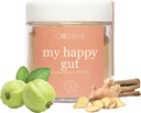 cosmix My Happy Gut, pentru o mai bună Digestion, Blooting & Global Gut Health, Natural, Plant-Based Superfood Blend, Makes upto 40 Servings, Adăugat Sugar, Vegan 50 G (Pachet de 1) Brown