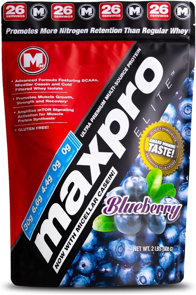 Max Muscle Maxpro Elite Whey Powder Proteina 