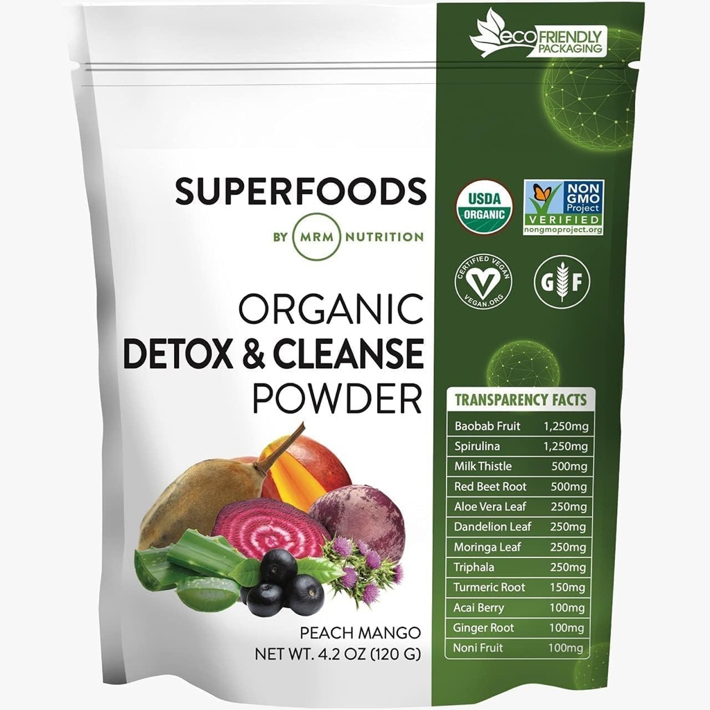 MRM Nutritie dezintoxicare organica si Pudra de curatare 