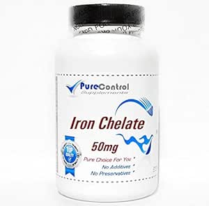 Chelat de fier 50 mg 200 capsule Pure de PureControl Suplimente