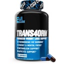 EVL Suport termogenic Fat Burner - rapid de acțiune pierdere în greutate energie și suport apetit - Trans4orm Ceai verde supliment pentru bărbați și femei - 60 Serviri