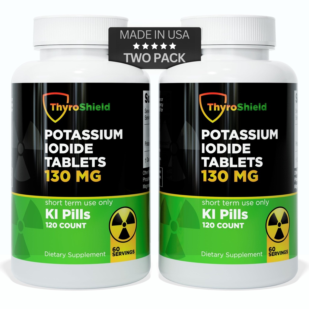 Comprimate de iod de potasiu - 130 mg Comprimate de iod pentru expunere la radiații 