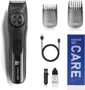 Trimmer cu barbă reglabilă SUPRENT pentru bărbaţi, Trimmer cu barbă electrică fără fir cu dial de precizie, USB Reîncărcabil 19 Setări de lungime Trimmer cu mustaţă pentru bărbaţi Cadouri (negru)